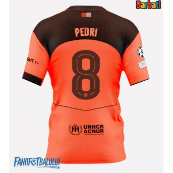 Barcelona Pedri Gonzalez #8 Tricou Fotbal Replică 2025-26 Barbati Treilea